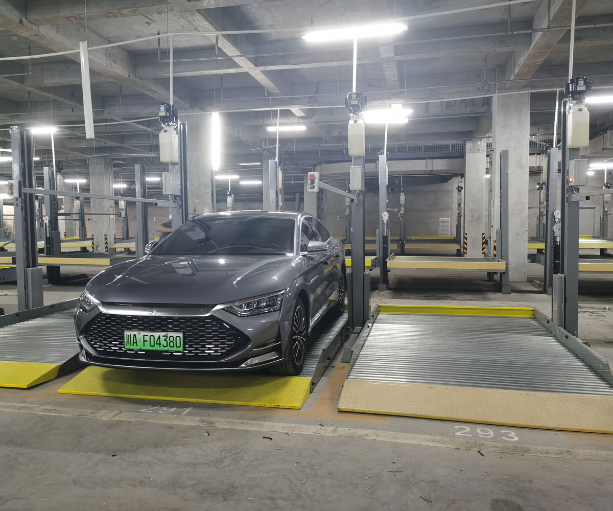 鎮(zhèn)雄左右橫移機械式立體車庫回收
