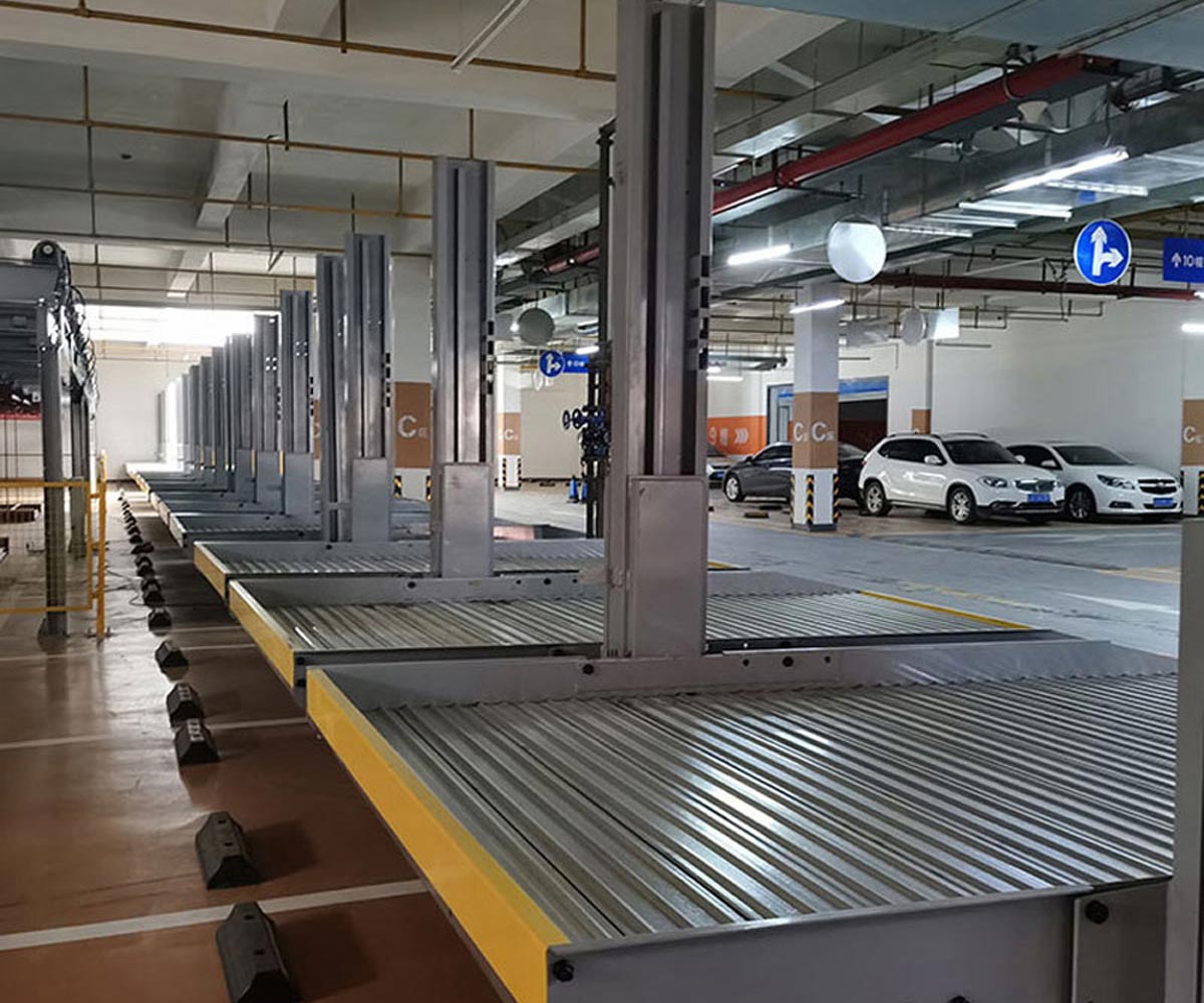 2層升降式機械停車設備過驗收