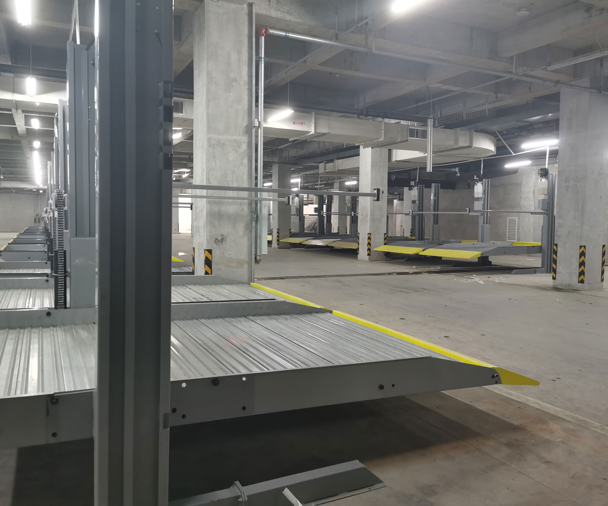 魯甸兩層升降機械停車拆除