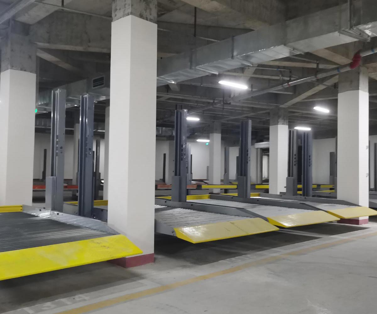 思茅雙層PSH型機械停車過驗收