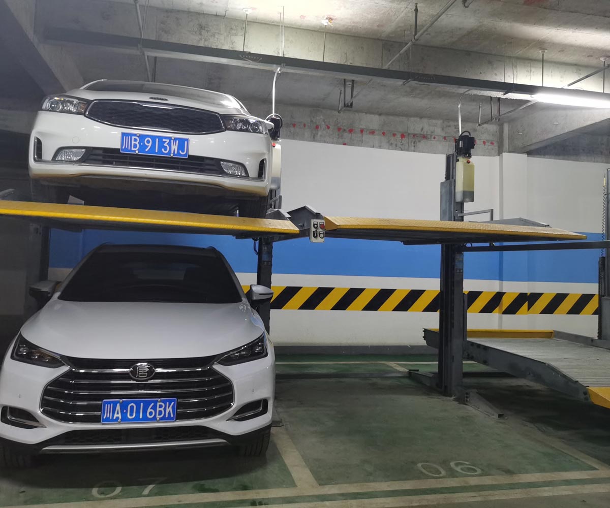 耿馬地下室家用簡易升降停車庫