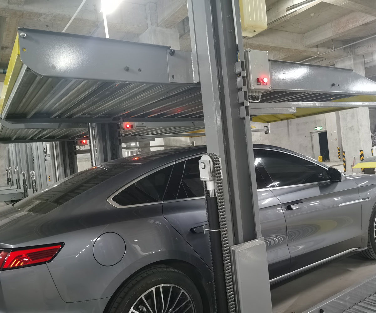 建水小區(qū)四柱簡易類機(jī)械車庫