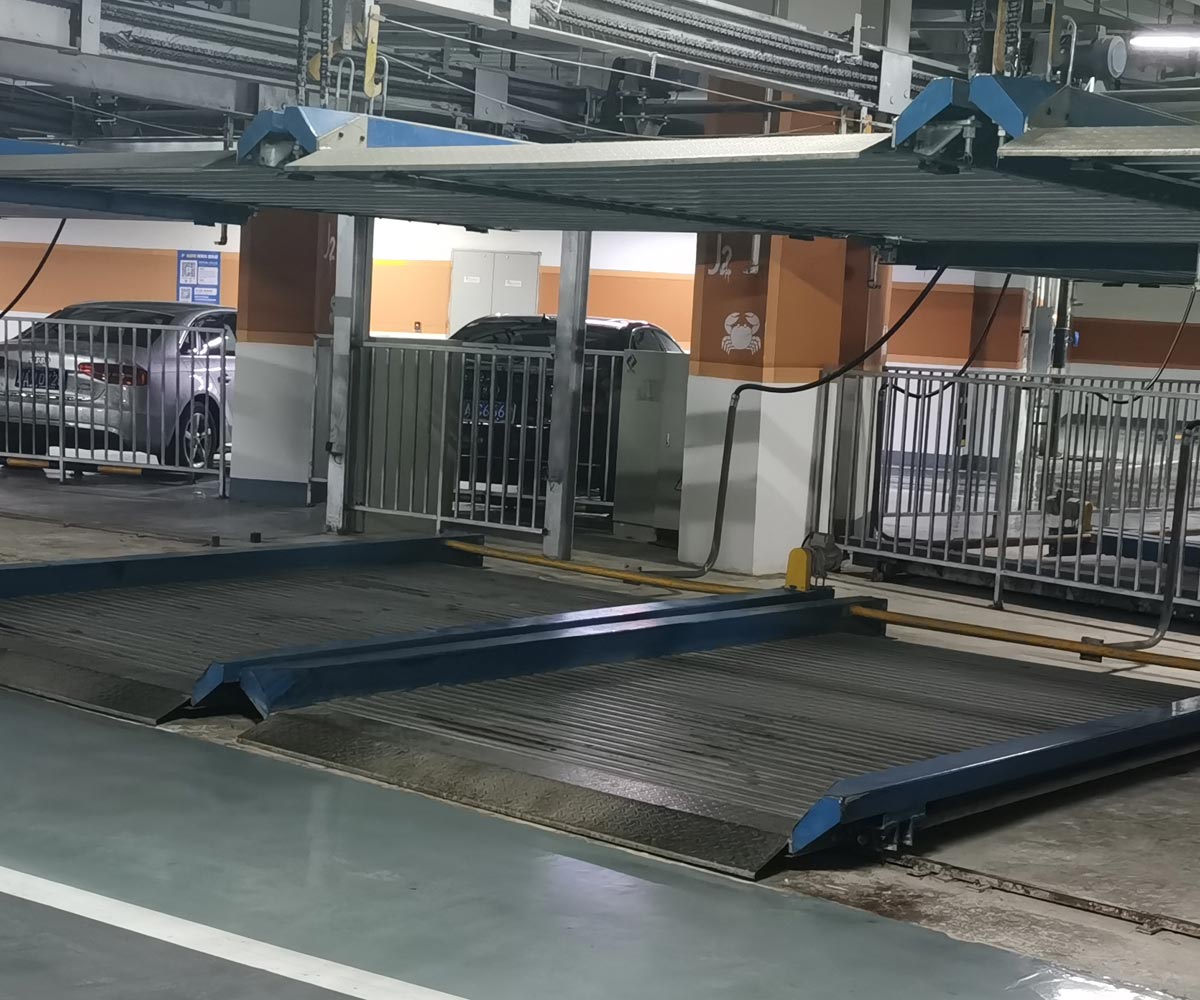 魯甸負二正二地坑式PSH4D2四層升降橫移機械式停車設備